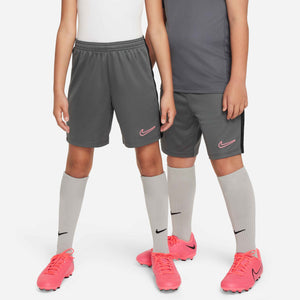 NIKE JR ACADEMY23 SHORT IRON GREY/BLACK/SUNSET PULSE