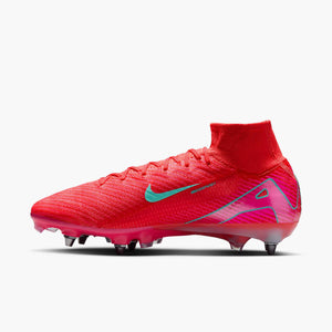 NIKE ZM SUPERFLY 10 ELITE SG EMBER GLOW/AURORA GREEN