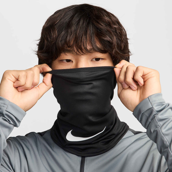 NIKE DRI-FIT NECKWARMER BLACK/WHITE