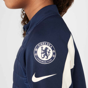 NIKE JR CHELSEA 24-25 DRILL TOP WINTER WARRIOR OBSIDIAN