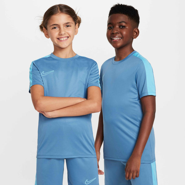 NIKE JR ACADEMY23 SS TOP AEGEAN STORM/BALTIC BLUE