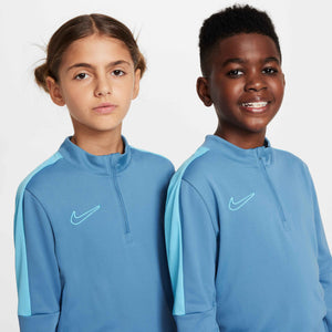 NIKE JR ACADEMY23 DRILL TOP AEGEAN STORM/BALTIC BLUE