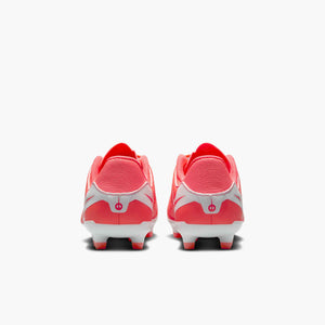 NIKE JR TIEMPO LEGEND 10 ACADEMY FG HOT LAVA/WHITE