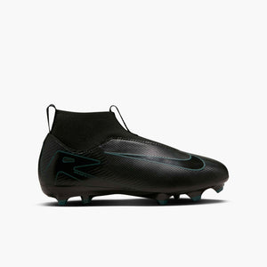 NIKE JR ZM SUPERFLY 10 ACADEMY FG BLACK/DEEP JUNGLE