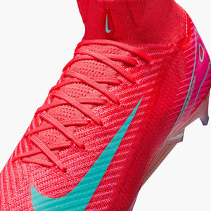 NIKE ZM SUPERFLY 10 ELITE FG EMBER GLOW/AURORA GREEN