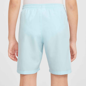 NIKE JR ACADEMY23 SHORT SWOOSH GLACIER BLUE/WHITE