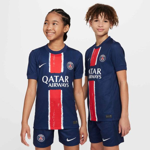 NIKE JR PSG 24-25 HOME JERSEY MIDNIGHT NAVY/RED