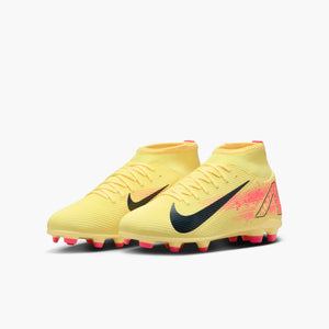 NIKE JR ZM SUPERFLY 10 CLUB FG MBAPPE LASER ORANGE