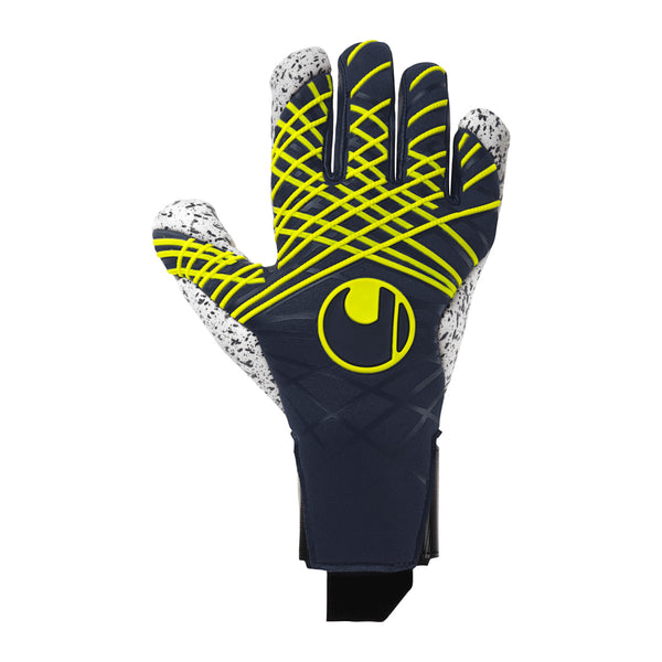 UHL PREDICTION SUPERGRIP+ HN NAVY/WHITE/FLUO YELLOW