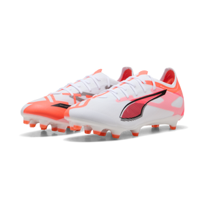 PUMA ULTRA 5 MATCH FG WHITE/GLOWING RED