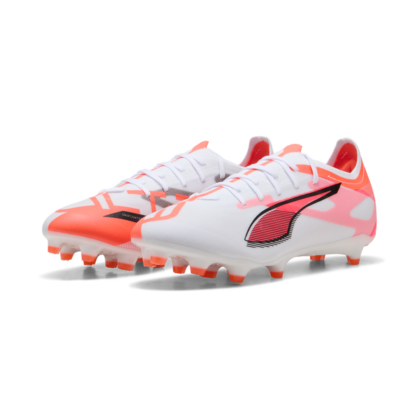 PUMA ULTRA 5 MATCH FG WHITE/GLOWING RED