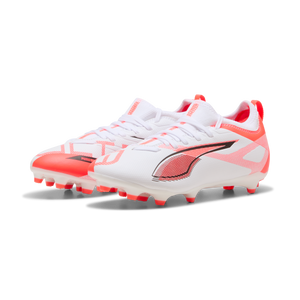 PUMA JR ULTRA 5 MATCH FG WHITE/GLOWING RED