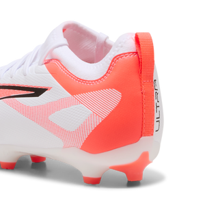 PUMA JR ULTRA 5 MATCH FG WHITE/GLOWING RED