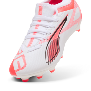 PUMA JR ULTRA 5 MATCH FG WHITE/GLOWING RED