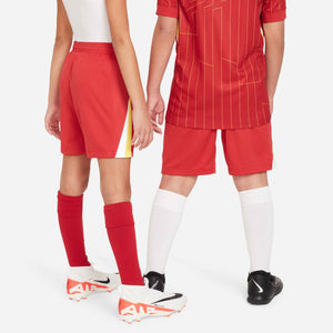 NIKE JR LIVERPOOL 24-25 HOME SHORT GYM RED/CHROME YELLOW