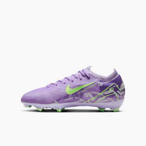 NIKE JR ZM VAPOR 16 PRO FG UNITED PURPLE AGATE/BARELY VOLT