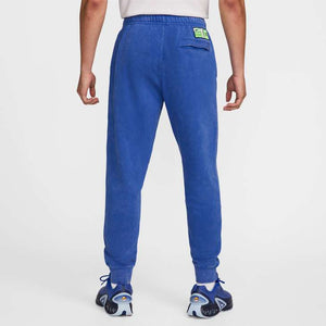 NIKE BARCELONA 24-25 CLUB FLEECE PANT HYPER ROYAL/LIME BLAST