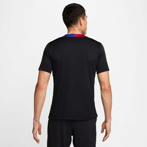 NIKE BARCELONA 24-25 STRIKE SS TOP BLACK/NOBLE RED