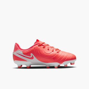 NIKE JR TIEMPO LEGEND 10 ACADEMY FG HOT LAVA/WHITE