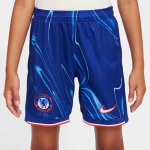 NIKE JR CHELSEA 24-25 HOME SHORT RUSH BLUE/TEAM ORANGE