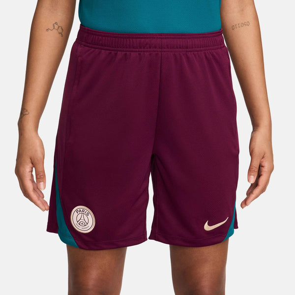 NIKE PSG 24-25 STRIKE SHORT BORDEAUX/GEODE TEAL