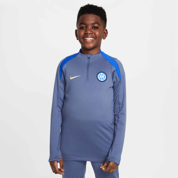 NIKE JR INTER 24-25 STRIKE DRILL TOP DIFFUSED BLUE/LYON BLUE