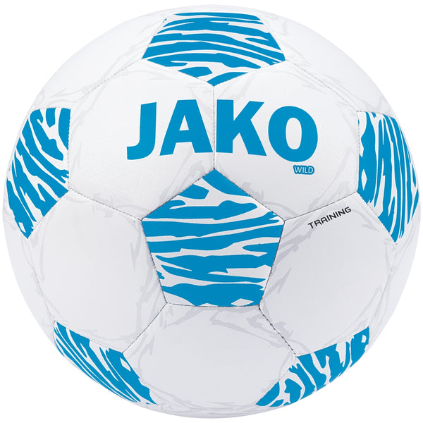 JAKO WILD TRG BAL WHITE/LIGHT BLUE