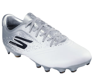 SKECHERS RAZOR 1.5 ACADEMY FG WHITE/SILVER