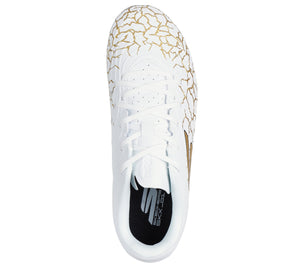 SKECHERS JR SKX 1.5 ACADEMY FG WHITE/GOLD