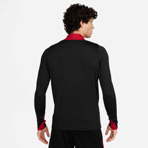 NIKE LIVERPOOL 24-25 STRIKE DRILL TOP BLACK/GYM RED