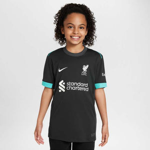 NIKE JR LIVERPOOL 24-25 AWAY JERSEY NIGHT FOREST/ANTHRACITE