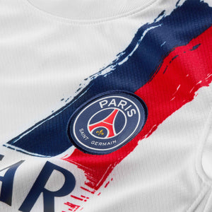 NIKE JR PSG 24-25 AWAY JERSEY WHITE/MIDNIGHT NAVY