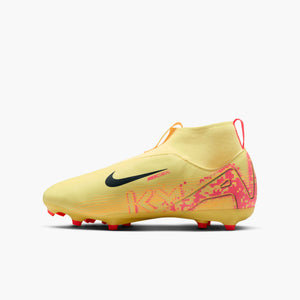 NIKE JR ZM SUPERFLY 10 ACADEMY FG MBAPPE LASER ORANGE