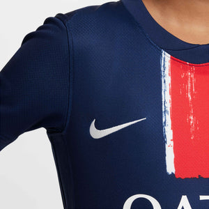 NIKE JR PSG 24-25 HOME JERSEY MIDNIGHT NAVY/RED