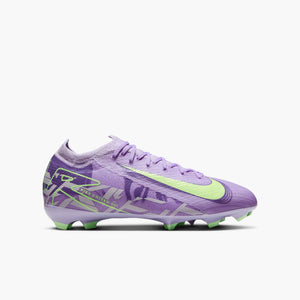 NIKE JR ZM VAPOR 16 PRO FG UNITED PURPLE AGATE/BARELY VOLT