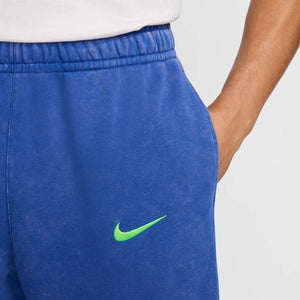 NIKE BARCELONA 24-25 CLUB FLEECE PANT HYPER ROYAL/LIME BLAST