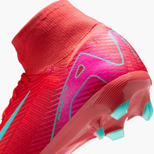 NIKE ZM SUPERFLY 10 PRO FG EMBER GLOW/AURORA GREEN