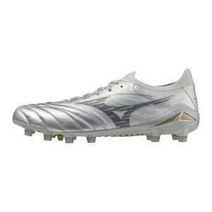 MIZUNO MORELIA NEO IV BETA ELITE FG GALAXY SILVER/COOL GRAY