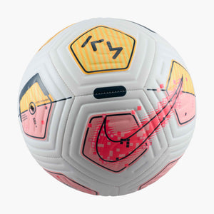 NIKE ACADEMY BALL MBAPPE WHITE/LASER ORANGE/PINK