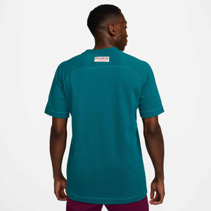 NIKE PSG 24-25 TRAVEL SS TOP GEODE TEAL