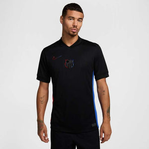 NIKE BARCELONA 24-25 AWAY JERSEY BLACK/UNIVERSITY RED