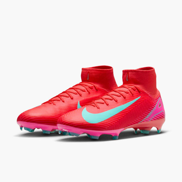 NIKE ZM SUPERFLY 10 PRO FG EMBER GLOW/AURORA GREEN