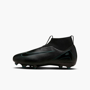 NIKE JR ZM SUPERFLY 10 ACADEMY FG BLACK/DEEP JUNGLE