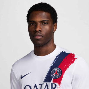 NIKE PSG 24-25 AWAY JERSEY WHITE/MIDNIGHT NAVY