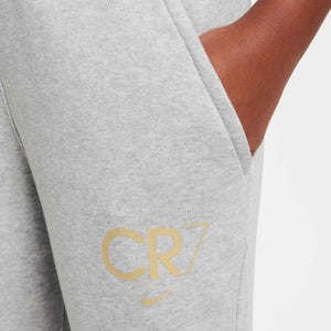 NIKE JR CR7 CLUB FLEECE PANT SMOKE GREY/METALLIC GOLD