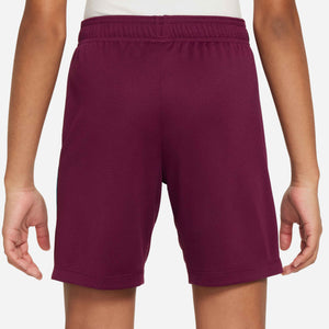 NIKE JR PSG 24-25 STRIKE SHORT BORDEAUX/GEODE TEAL