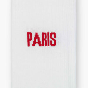 NIKE JR PSG 24-25 AWAY SOCK WHITE/UNI RED