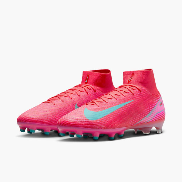 NIKE ZM SUPERFLY 10 ELITE AG EMBER GLOW/AURORA GREEN