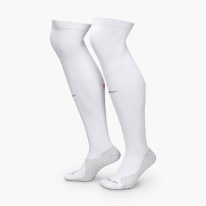 NIKE JR PSG 24-25 AWAY SOCK WHITE/UNI RED