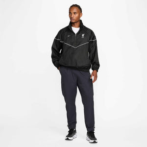 NIKE LIVERPOOL 24-25 HALFZIP JACKET NIGHT FOREST/SILVER